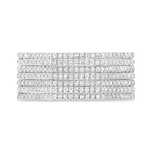 0.48CT DIAMOND 7 ROW RING