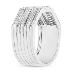 0.48CT DIAMOND 7 ROW RING