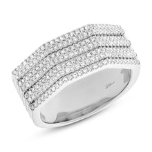 Load image into Gallery viewer, 0.48CT DIAMOND 7 ROW RING
