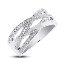 Load image into Gallery viewer, 0.18CT DIAMOND BRIDGE RING
