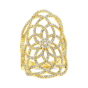 1.15CT DIAMOND LACE RING