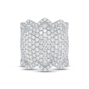 3.91CT DIAMOND PAVE RING