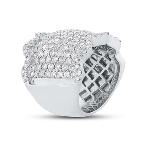 3.91CT DIAMOND PAVE RING