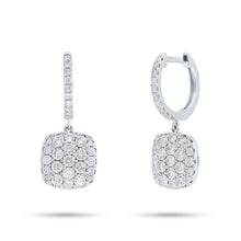 Load image into Gallery viewer, 1.10CT DIAMOND PAVE EARRING
