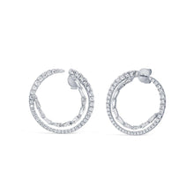 Load image into Gallery viewer, 1.92CT DIAMOND BAGUETTE EARRING
