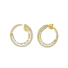 Load image into Gallery viewer, 1.92CT DIAMOND BAGUETTE EARRING
