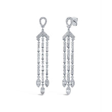 Load image into Gallery viewer, 1.67CT DIAMOND BAGUETTE EARRING
