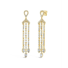 Load image into Gallery viewer, 1.67CT DIAMOND BAGUETTE EARRING
