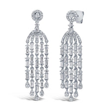 Load image into Gallery viewer, 1.83CT DIAMOND BAGUETTE EARRING
