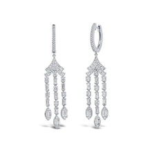 Load image into Gallery viewer, 1.74CT DIAMOND BAGUETTE EARRING
