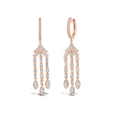 Load image into Gallery viewer, 1.74CT DIAMOND BAGUETTE EARRING
