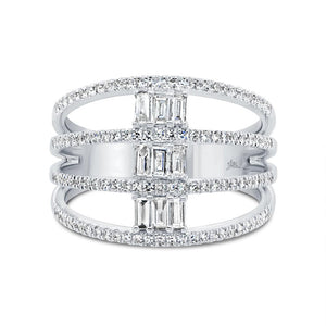 0.52CT DIAMOND BAGUETTE RING