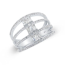 Load image into Gallery viewer, 0.52CT DIAMOND BAGUETTE RING
