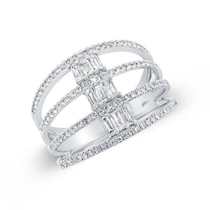 0.52CT DIAMOND BAGUETTE RING