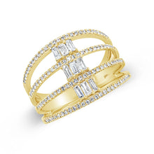 Load image into Gallery viewer, 0.52CT DIAMOND BAGUETTE RING
