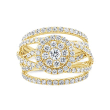 Load image into Gallery viewer, 2.20CT DIAMOND CLUSTER RING
