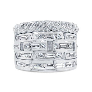 1.58CT DIAMOND BAGUETTE RING