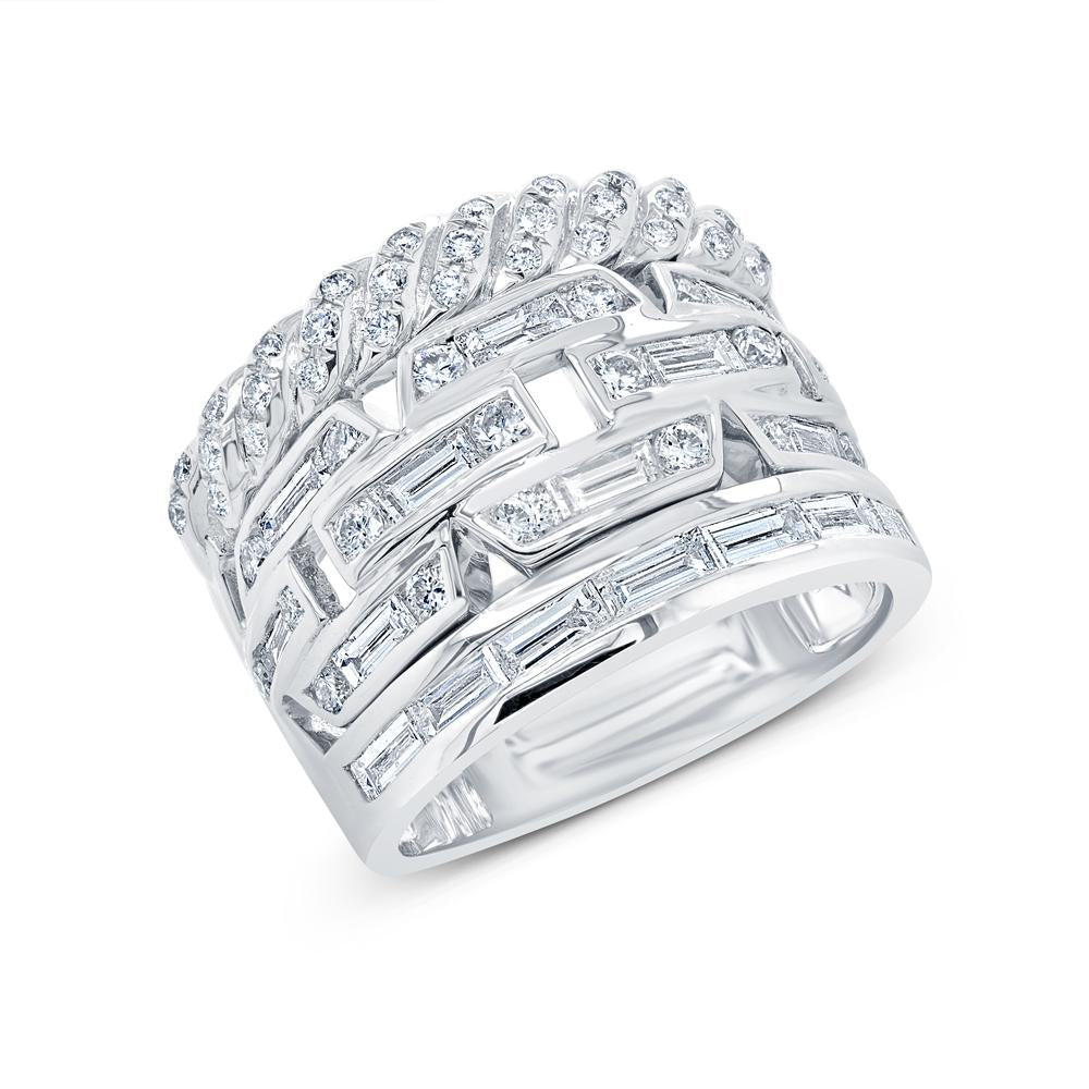 1.58CT DIAMOND BAGUETTE RING