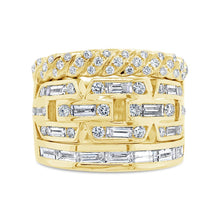 Load image into Gallery viewer, 1.58CT DIAMOND BAGUETTE RING
