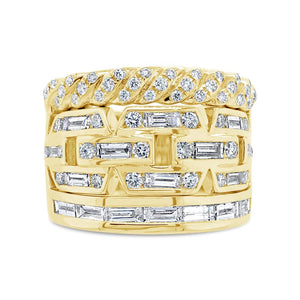 1.58CT DIAMOND BAGUETTE RING