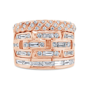 1.58CT DIAMOND BAGUETTE RING