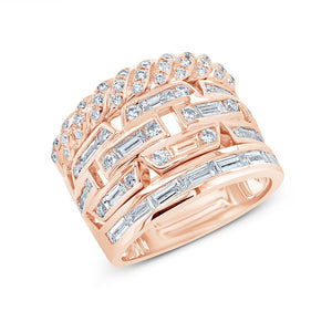 1.58CT DIAMOND BAGUETTE RING