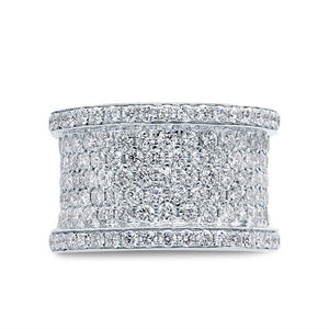 2.47CT DIAMOND PAVE RING