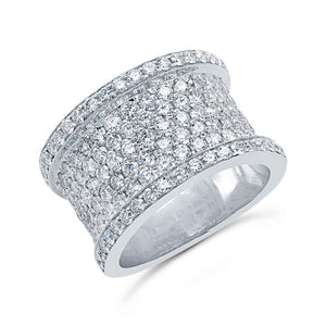 2.47CT DIAMOND PAVE RING