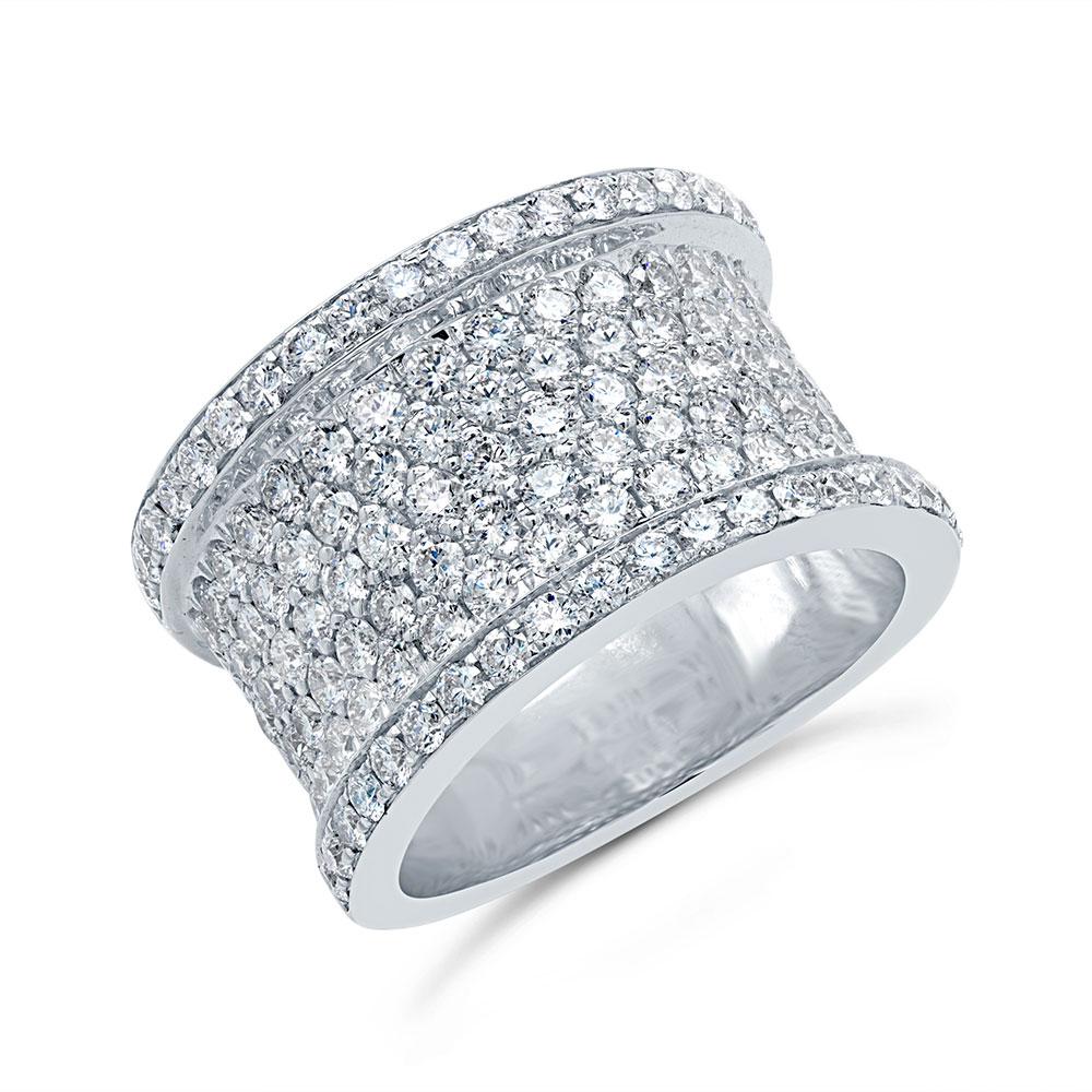 2.47CT DIAMOND PAVE RING