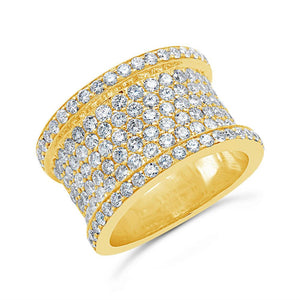 2.47CT DIAMOND PAVE RING