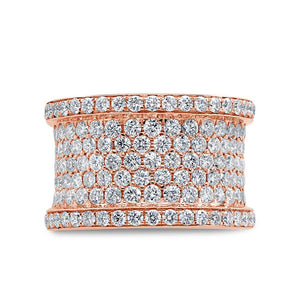 2.47CT DIAMOND PAVE RING