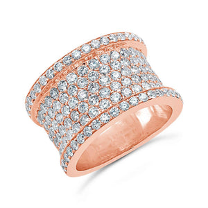 2.47CT DIAMOND PAVE RING