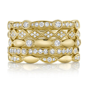 0.50CT DIAMOND RING 5-PC