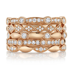 0.50CT DIAMOND RING 5-PC