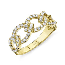 Load image into Gallery viewer, 0.61CT DIAMOND LINK RING
