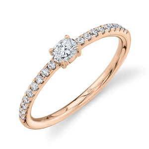 0.33CT DIAMOND OVAL RING