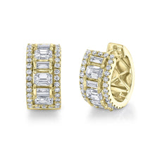 Load image into Gallery viewer, 2.23CT DIAMOND HUGGIE EARRING
