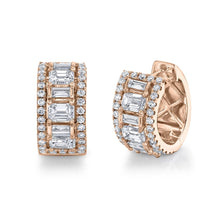 Load image into Gallery viewer, 2.23CT DIAMOND HUGGIE EARRING
