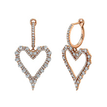 Load image into Gallery viewer, 1.99CT DIAMOND HEART EARRING
