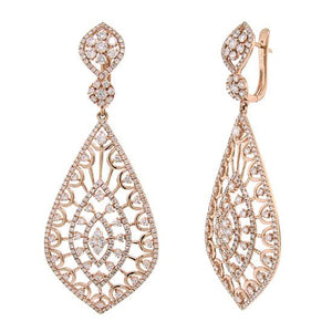 4.14CT DIAMOND EARRING