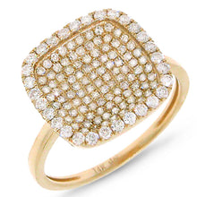 Load image into Gallery viewer, 0.60CT DIAMOND PAVE RING
