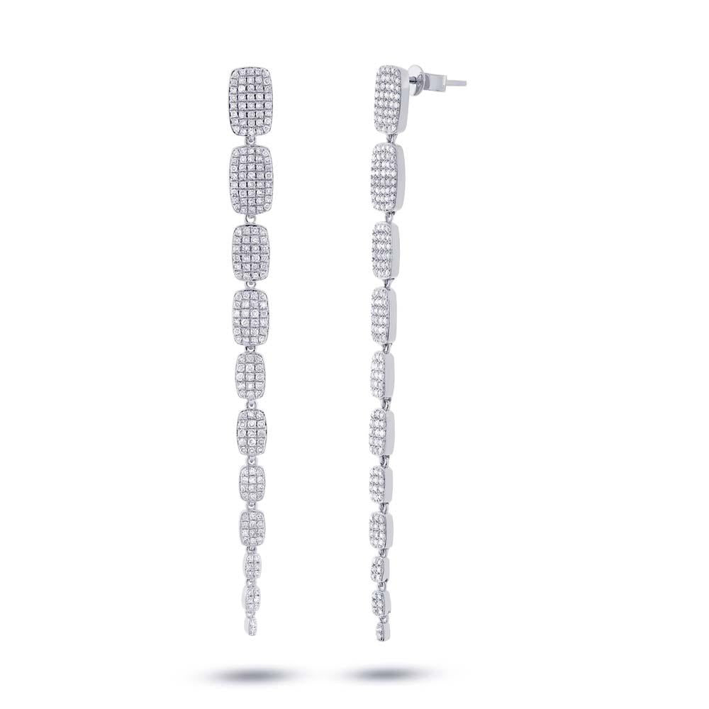 1.35CT DIAMOND SERPENTINE EARRING