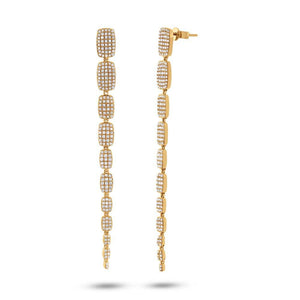 1.35CT DIAMOND SERPENTINE EARRING