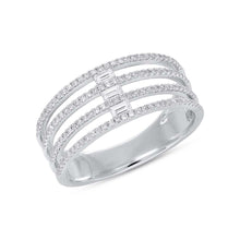 Load image into Gallery viewer, 0.40CT DIAMOND BAGUETTE RING
