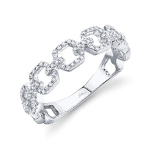 Load image into Gallery viewer, 0.22CT DIAMOND LINK RING
