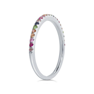 0.28CT MULTI-COLOR STONE LADY'S BAND