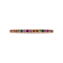 Load image into Gallery viewer, 0.28CT MULTI-COLOR STONE LADY&#39;S BAND
