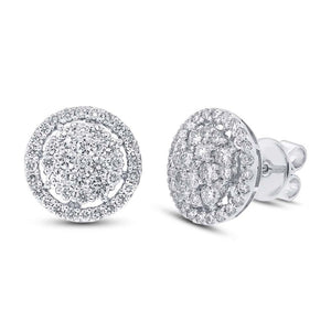 1.37CT DIAMOND STUD EARRING