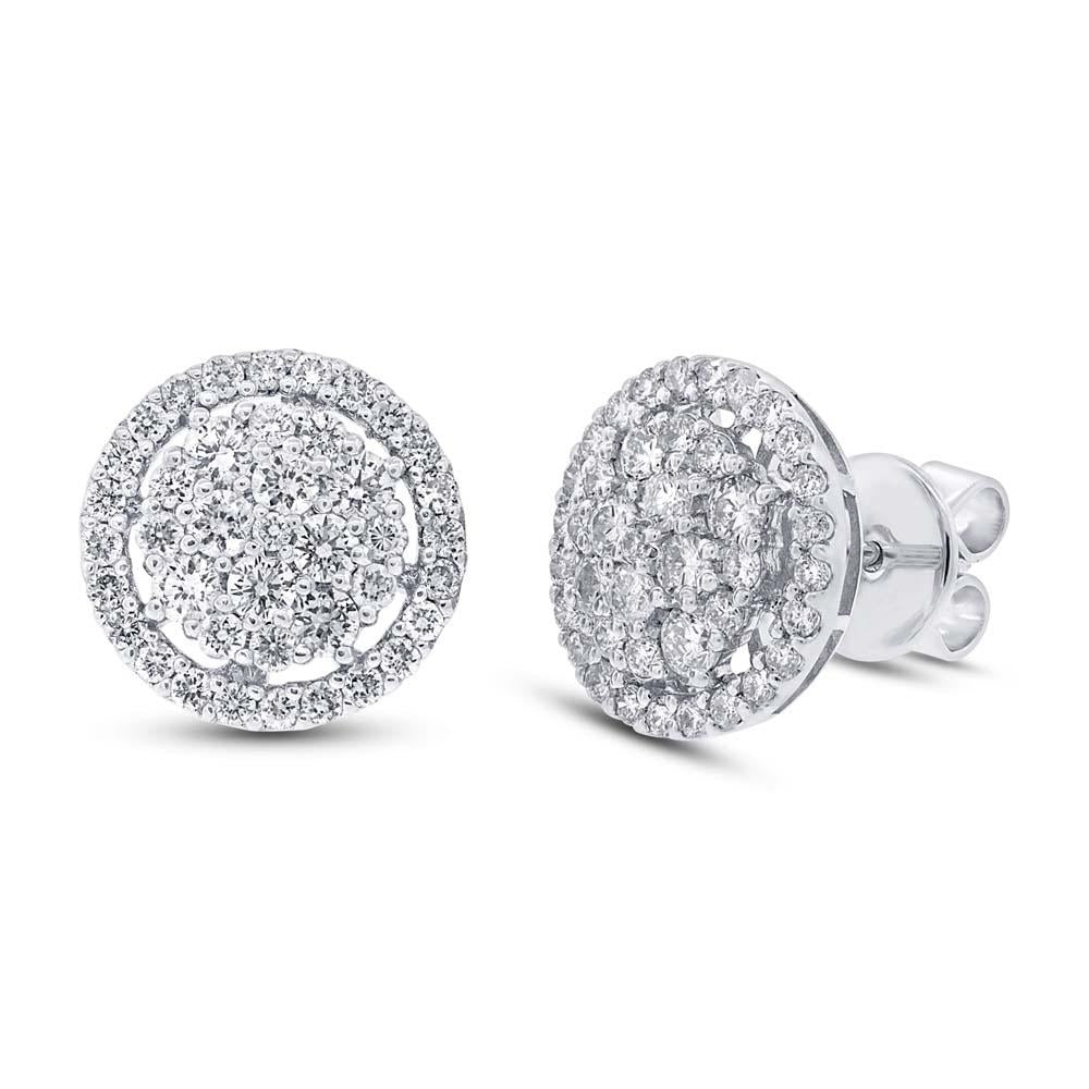 1.37CT DIAMOND STUD EARRING