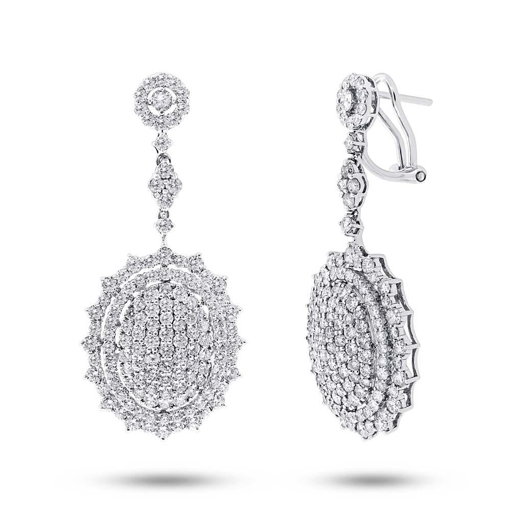 5.65CT DIAMOND PAVE EARRING